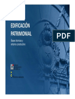 La Edificacion Patrimonial - Bases Tecnicas y Entorno Constructivo