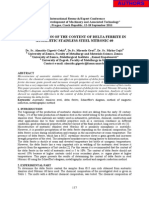 DETERMINATIN OF THECONTENTOfDELTAFERRITE IN AUSTENITIC STAINLESS STEEL NITRONIC 60 PDF