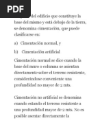 Resistencia Del Terreno - Generalidades Sobre Cimentacion