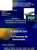 Factores de Conversión