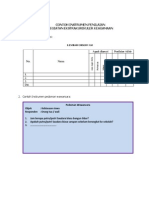 Contoh Instrumen Penilaian