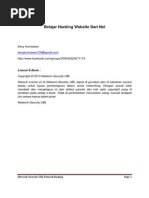 Download Belajar Hacking Website Dari Nolpdf by Ahmad Perdana Ownie SN180384470 doc pdf