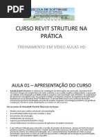 Cronograma - Aulas Curso Revit Struture