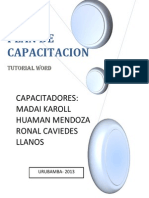 Plan de Capacitacion