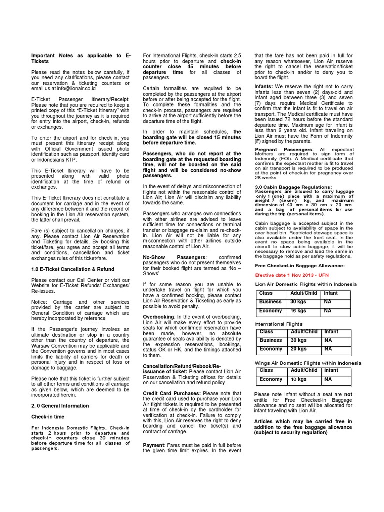 Condition Of Carriage English Liopdf