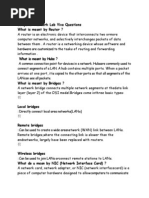 Computer Network Lab Viva Questions