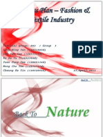Business Plan - Fashion & Textile Industry