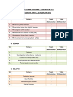 Senarai Semak Program Lawatan PJM 3112