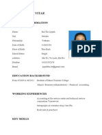 Curriculum Vitae: Contact Information