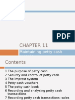 Chapter 11 - Maintaining Petty Cash Records