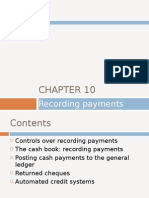 Chapter 10 - Recording Payments