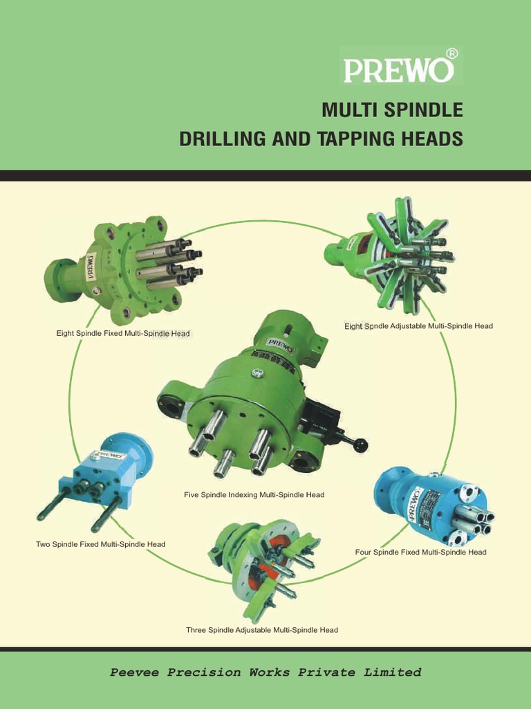 Multi Spindle Drilling and Tapping Heads: Peevee Precision Works ...