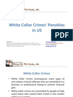 White Collar Crimes’ Penalties in US