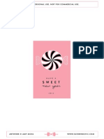 Sweet Calendar EatDrinkChic PDF
