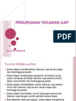 Penurunan Tekanan Uap