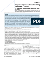 Brainage: in Mild Cognitive Impaired Patients: Predicting The Conversion To Alzheimer'S Disease