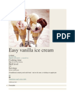 Easy Vanilla Ice Cream