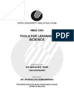 TOOLS FOR LEARNING SCIENCE