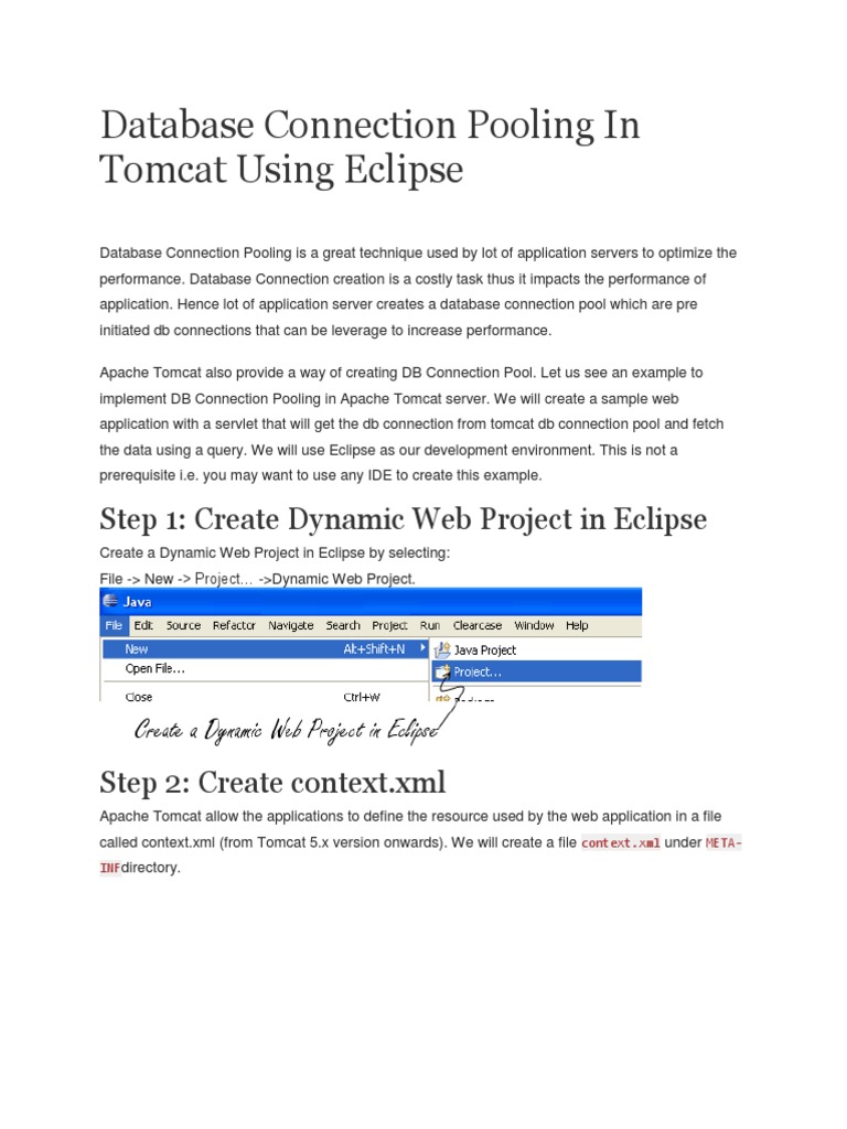 Apache Tomcat Jdbc Connection Pool Configuration – QIGWU