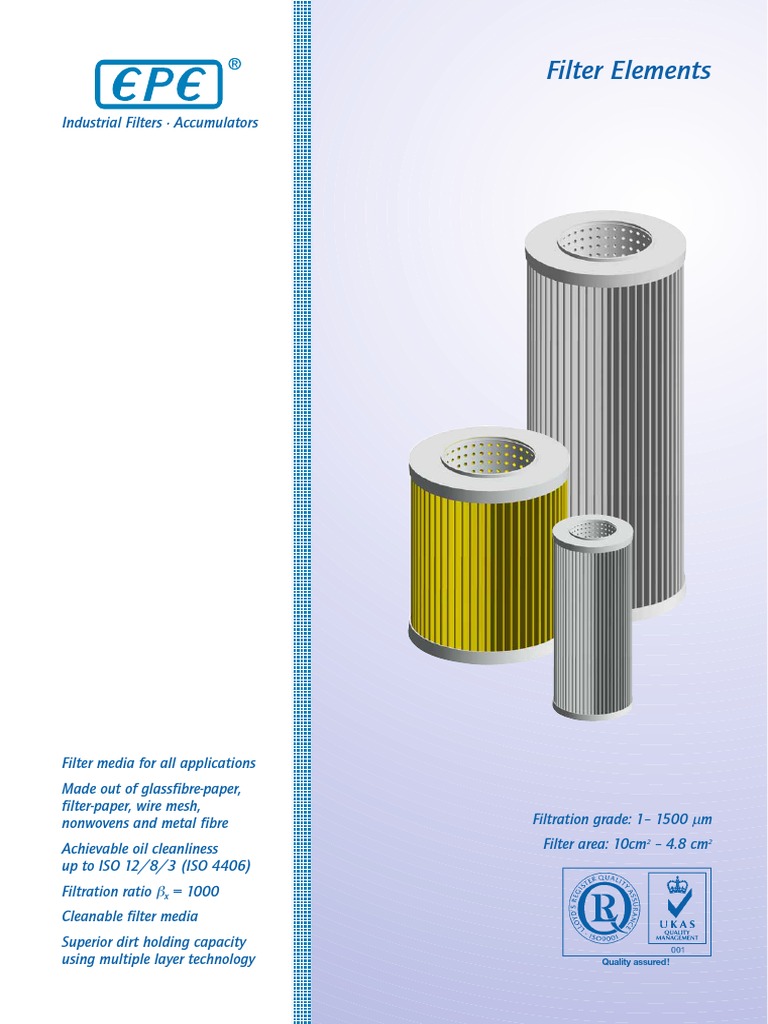Filters EPE.pdf Filtration Lubricant