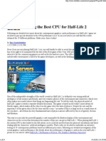 Choosing The Best CPU For Half-Life 2: Ilya Gavrichenkov