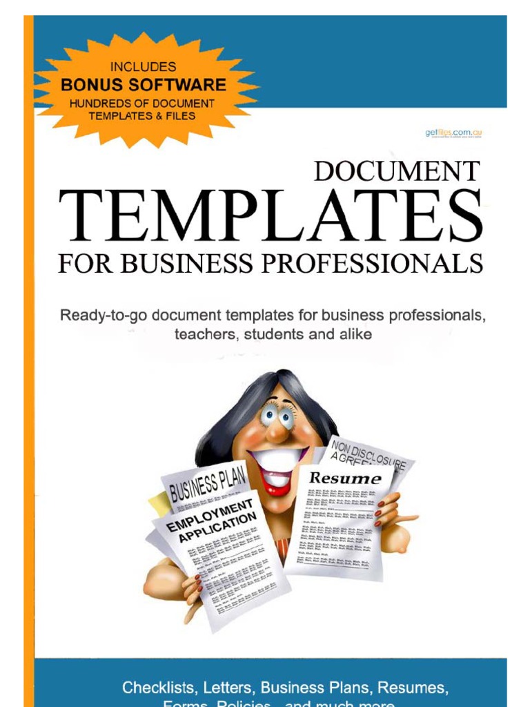Document Templates For Business Professionals | PDF | Cheque | Debits ...