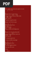 Lirik Lagu Berserta Kord Gitar Kapaok.