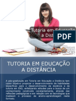 Pós-graduação em Tutoria em Educação a Distância - Grupo Educa+ EAD 