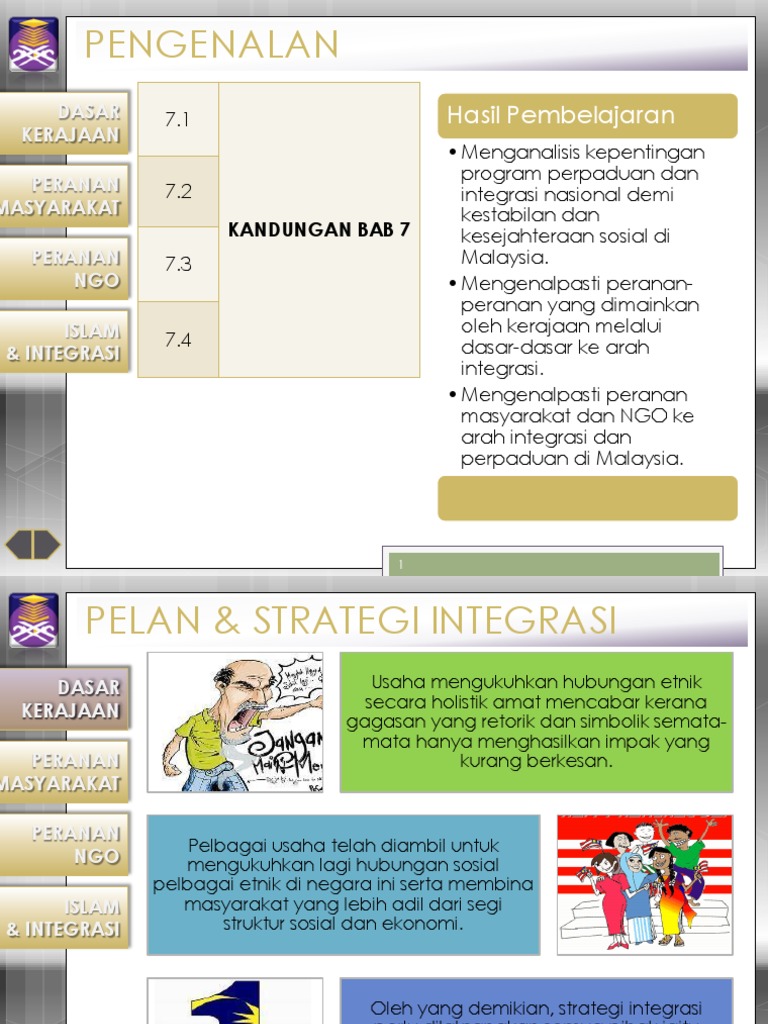 Kepentingan Perpaduan Integrasi Nasional Demi Kestabilan Kesejahteraan Sosial Di Malaysia Pdf