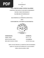 Download Cell phone Based Voting Machine by Hemant  SN18050016 doc pdf