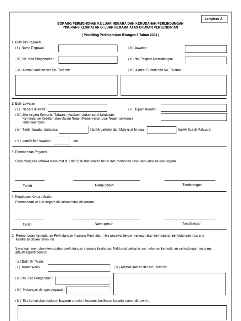 Borang Permohonan Ke Luar Negeri Pdf