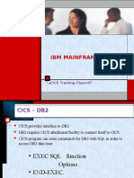 Ibm Mainframes: CICS Training Class-07