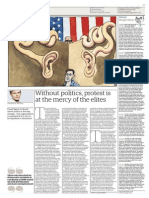 Without politics, protest is at the mercy of the elites - Seumas Milne - The Guardian - Wednesday, 03. July 2013-2.pdf
