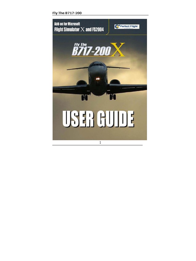 Fly The B717-200 User Guide | PDF | Air Traffic Control | Instrument ...