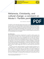 Melanesia, Christianity, and cultural change - a comment on Mosko's ‘Partible penitents - Joel Robbins