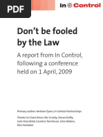 Download Dont Be Fooled by the Law Report by In Control SN18053478 doc pdf