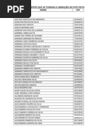 RELAÇÃO DE AGENTES QUE JÁ TIVERAM FGTS LIBERADO