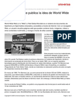 Historia de la World Wide Web (1990) | PDF | Red mundial | Internet y web