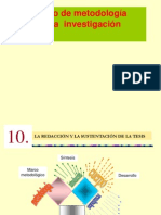 10 Redacción y Sustentación de La Tesis