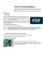 Limpeza do corpo de borboleta em veículo Fire 1.0 e 1.3 8v