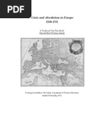 pre- instruction phase crisis and absolutism in europe