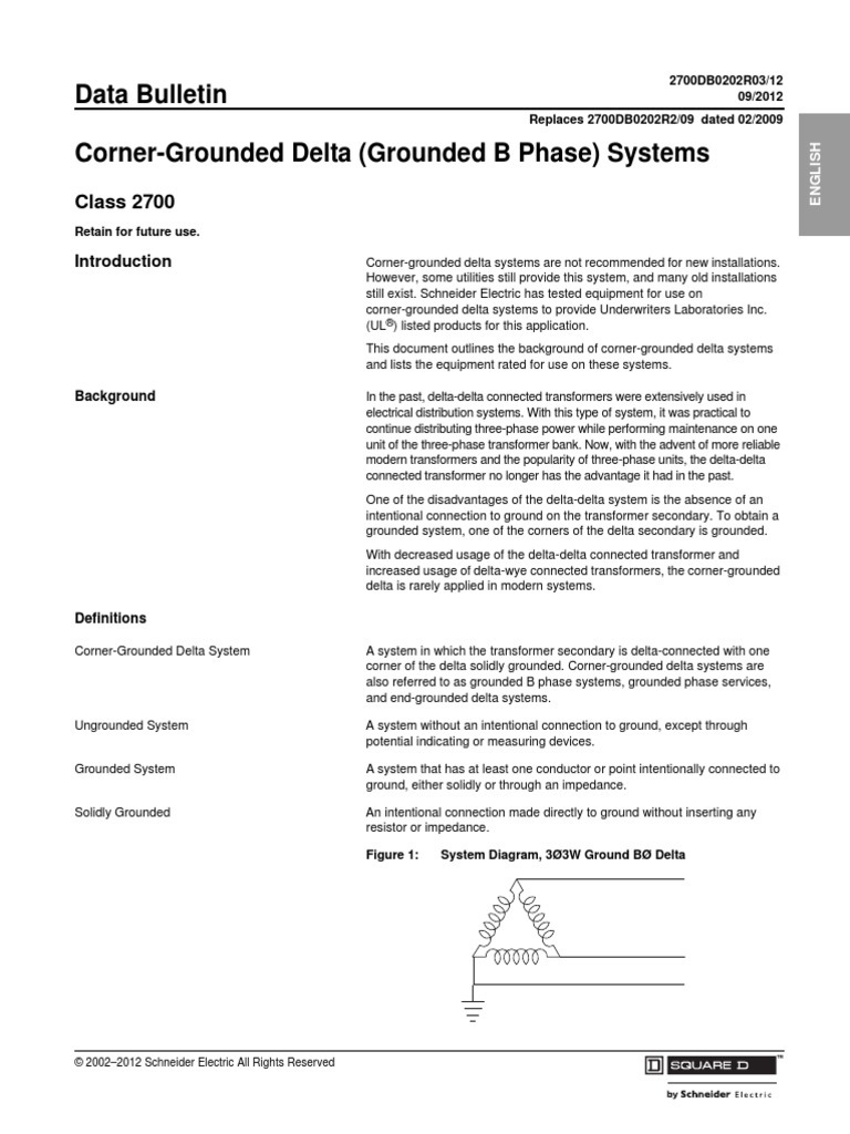 Corner Grounded Delta PDF PDF Electric Power Distribution Fuse