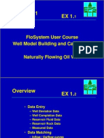 Ex 1. Example 1: Flosystem User Course Well Model Building and Calibration