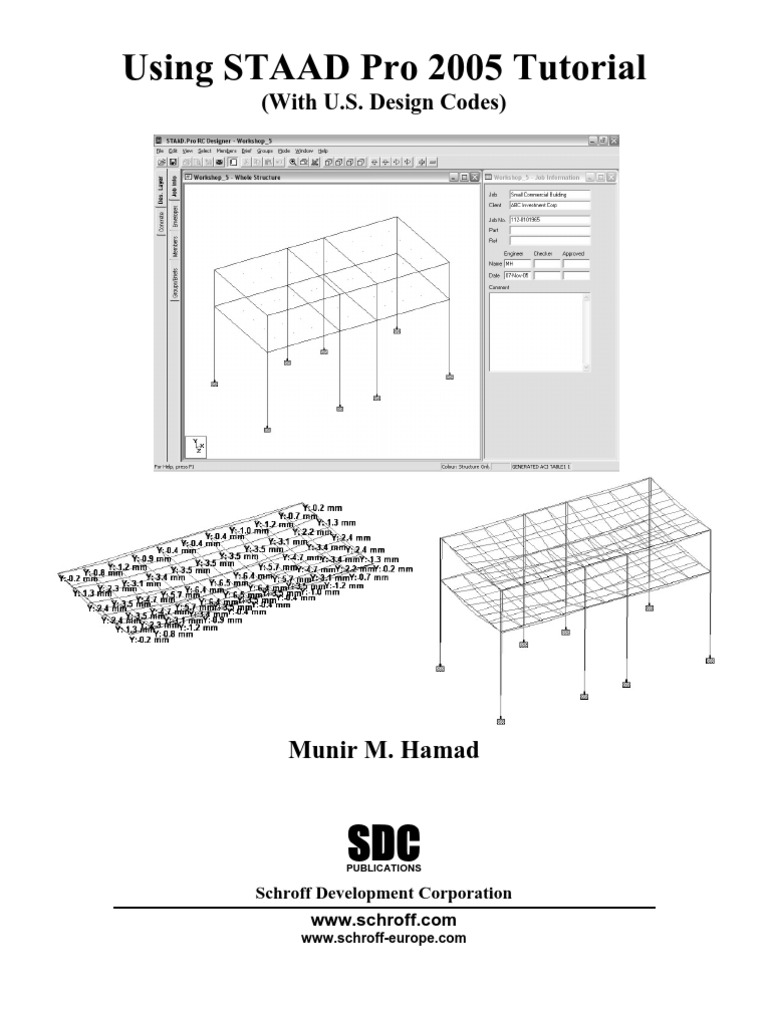 Using STAAD Pro 2005 Tutorial | PDF | Cartesian Coordinate System ...