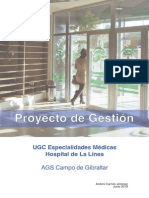 Proyecto de Gestión Convocatoria Supervisor de Cuidados UGC Especialidades Médicas