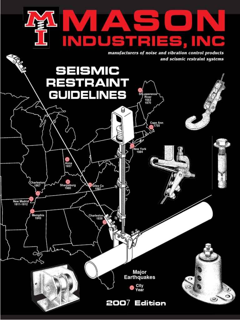 Mason Seismic Restraint Guidelines PDF | PDF | Duct (Flow) | Plumbing