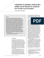 ATAEI - Determination of Optimum Cutoff Grades of Multiple Metal Deposits