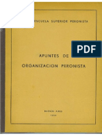Escuela Superior Perionista Apuntes de Organizacion Peronista