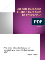 Conceptos clave de la educación