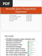 Download WinQSB Dalam Pengambilan Keputusan by IKa UTami Wahyu Ningsih SN180626867 doc pdf